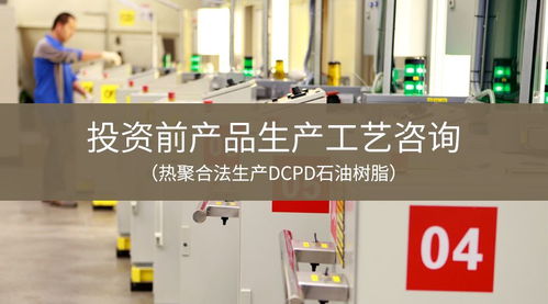 投资前产品生产工艺咨询 热聚合法生产DCPD石油树脂